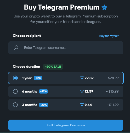 خرید Telegram Premium