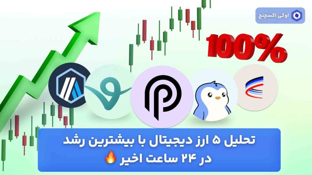 تحلیل ارزهای دیجیتال با بیشترین رشد