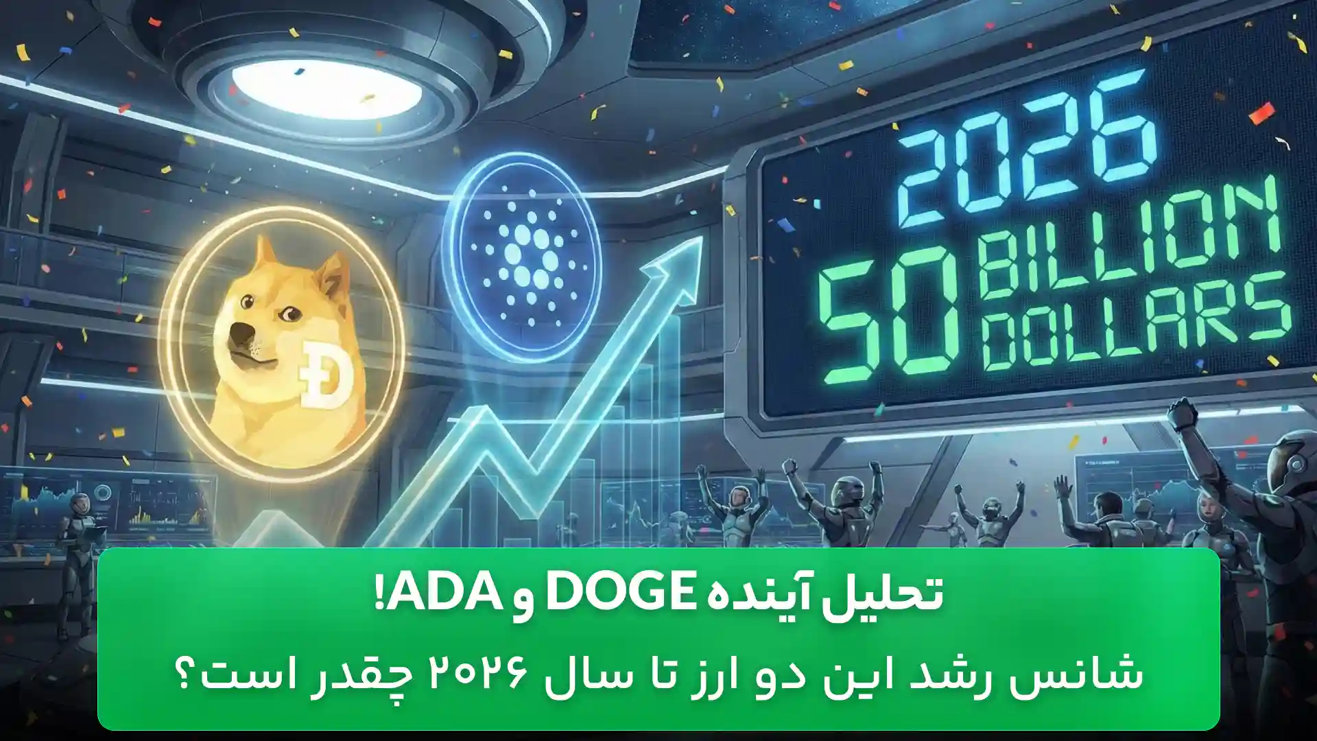 تحلیل دوج کوین و کاردانو امروز 9 آذر